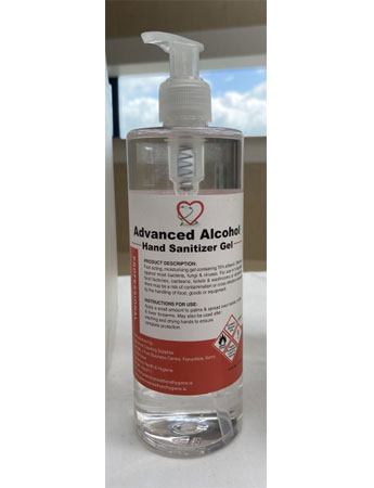 Advanced Alcohol Moisturising Hand Sanitiser available from Doody Engineering